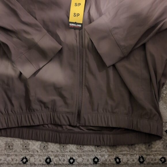 S Ladies Full Zip Active Top -Brown - Picture 4 of 5